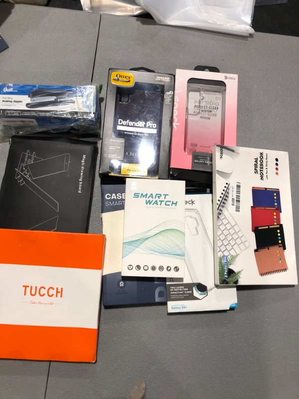 Photo 1 of Mixed Bundle of Phone Cases, Office Supplies, Phone Accessories 