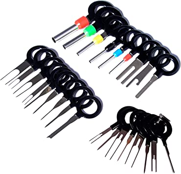 Photo 1 of 70 Pcs Terminal Removal Key Tool, CPWUFIYD Terminal Pin Extractor Puller Repair Remover Key Tools for Most Connector Terminal
