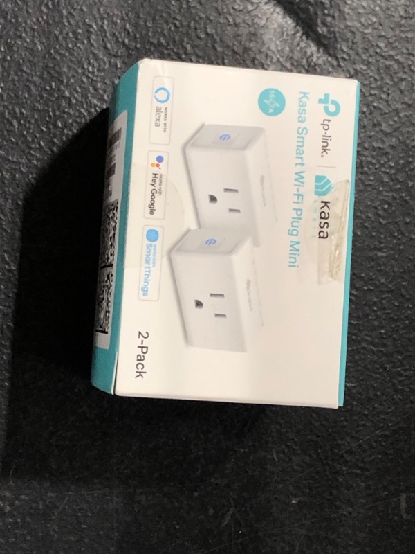 Photo 2 of Kasa Smart Plug Ultra Mini 15A, Smart Home Wi-Fi Outlet Works with Alexa, Google Home & IFTTT, No Hub Required, UL Certified, 2.4G WiFi Only 2 Pack) , White
