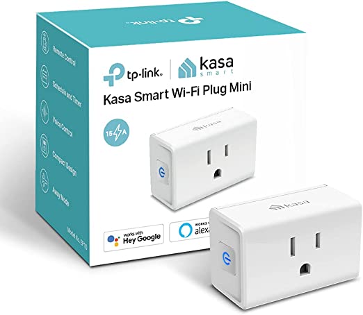 Photo 1 of Kasa Smart Plug Ultra Mini 15A, Smart Home Wi-Fi Outlet Works with Alexa, Google Home & IFTTT, No Hub Required, UL Certified, 2.4G WiFi Only 2 Pack) , White
