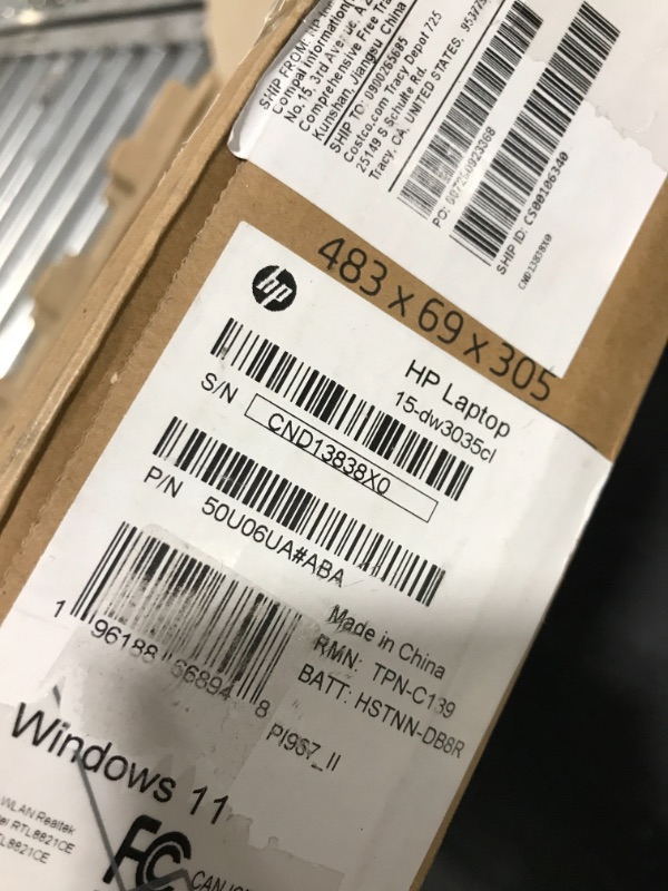 Photo 1 of HP 15.6" Touchscreen Laptop i5-1135G7, 12GB Memory, 1TB Hard Drive, Windows 11, Backlit Keyboard, Silver - 15-dw3035cl
