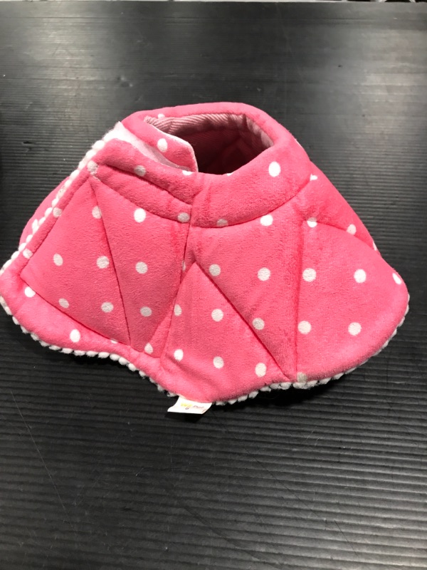 Photo 2 of WZ PET Adjustable Dog Cat Cone,Soft Recovery Cat Cone Collar,Dog Protective Collar for Cats Surgery,Pink,Small