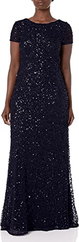 Photo 1 of Adrianna Papell Women's Short-Sleeve All Over Sequin Gown
SIZE 10