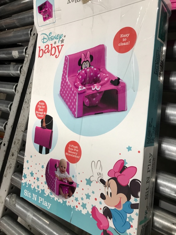 Photo 3 of Disney Minnie Mouse Sit N Play Portable Activity Seat for Babies by Delta Children