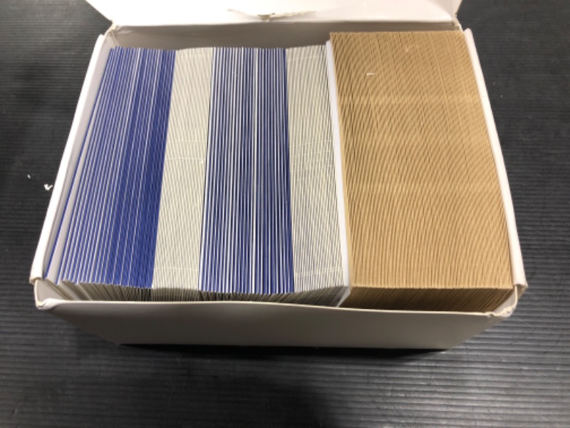 Photo 2 of Thank You Cards with Kraft Envelopes and Matching Stickers, Bulk Pack of 100, 4x6 Inch Navy Blue Professional Looking | Suitable for Business, Baby Shower, Wedding, Small Business, Graduation, Bridal Shower, Funeral https://a.co/d/8tQ21au