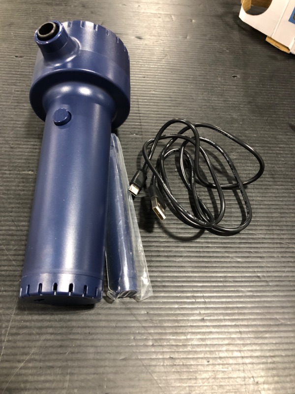 Photo 2 of Compressed Air Duster, Electronic Air Duster, Portable 40000 RPM Cordless Dust Blower, 6000mAh Battery Air Can Duster, Powerful Computer Keyboard Cleaning Air Spray, Rechargeable Electric Canned Air