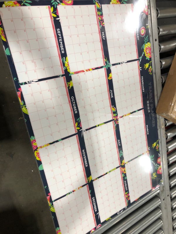 Photo 1 of 2023 YEARLY PLANNER LAMINATED 36 X 24