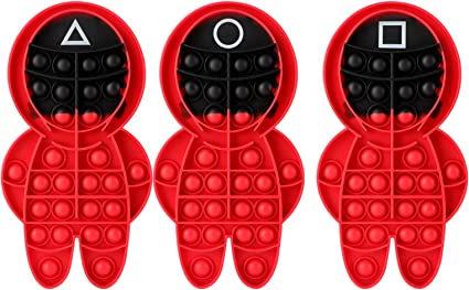 Photo 1 of 3 RED FIDGET POP ITS/ SQUID GAMES