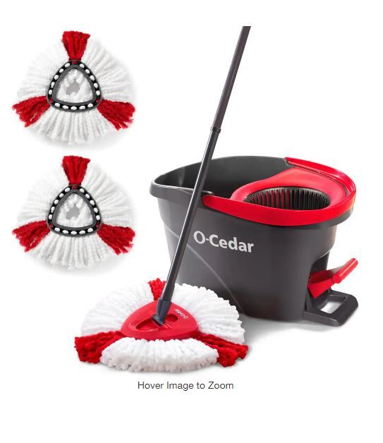 Photo 1 of 
EasyWring Microfiber Spin Mop and Bucket Floor Cleaning System with 2 Extra Power Refills