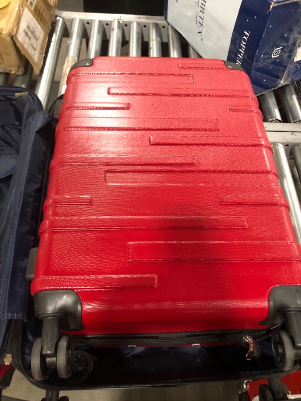 Photo 3 of 3 piece rolling luggage red  