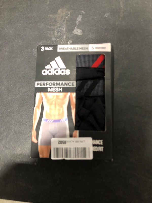 Photo 2 of Adidas Sport Performance Mesh Boxer Brief Underwear 3-Pack
