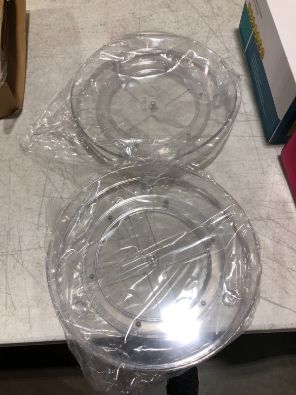 Photo 1 of 2pk plastic lazy susan