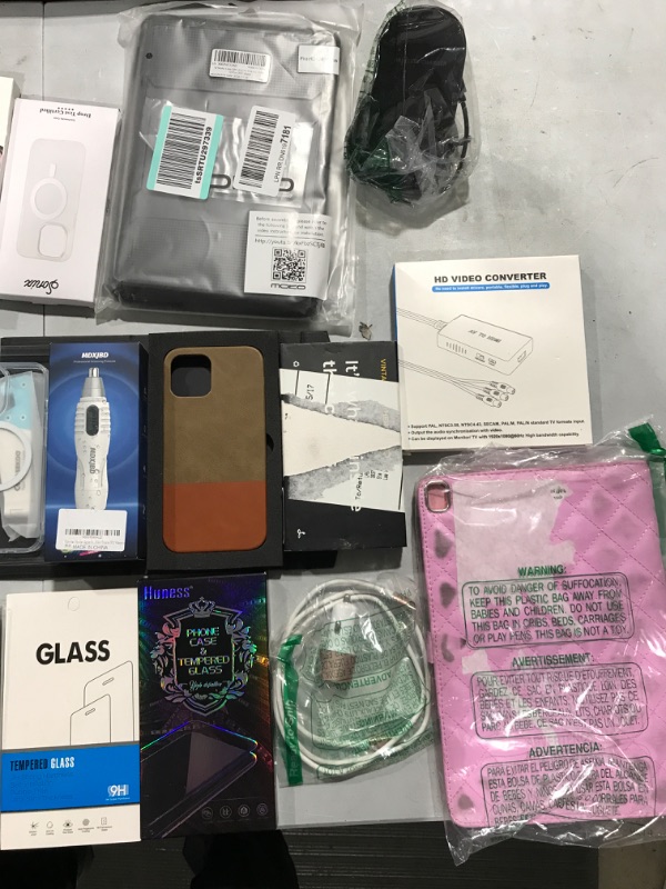 Photo 3 of Phone case bundle with various cases and electronics **items sold as is ** 