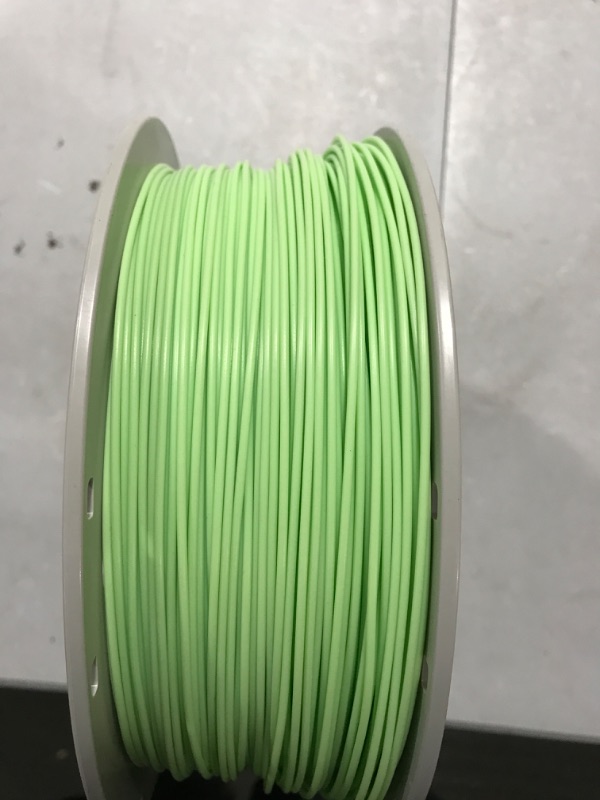 Photo 4 of DURAMIC 3D PLA Filament 1.75mm Lime Green 1kg Spool, Jam-Free High Stifness 3D Printing Filament. 