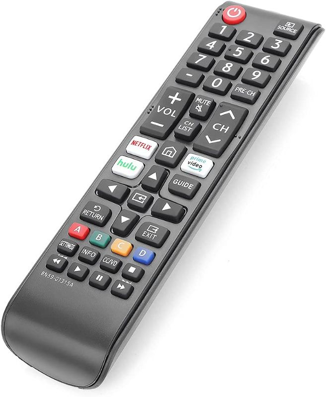 Photo 1 of Gvirtue BN59-01315A Remote Control Replacement for Samsung-Smart-TV-Remote All Samsung LED QLED LCD 6/7/8/9 Series 4K UHD HDTV HDR Flat Curved Smart TV, with Netflix, Prime Video and Hulu Button