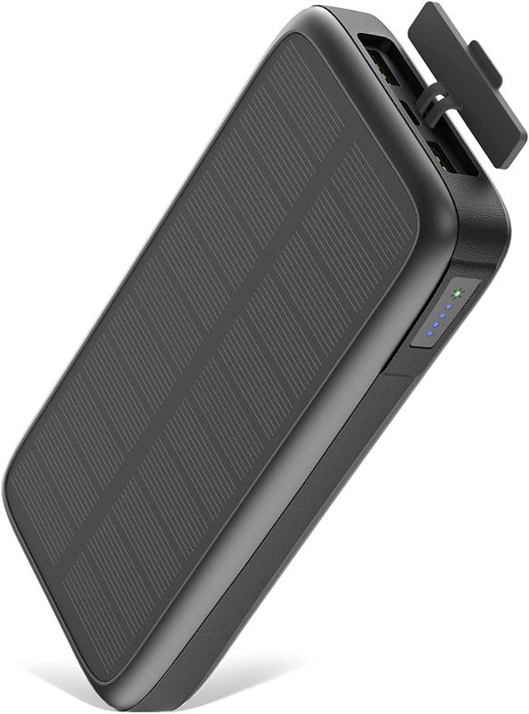 Photo 1 of Solar Charger Power Bank - 26800mAh Portable Phone Charger Fast Charging Power Bank with 3 USB Outputs External Battery Pack for Samsung iPhone