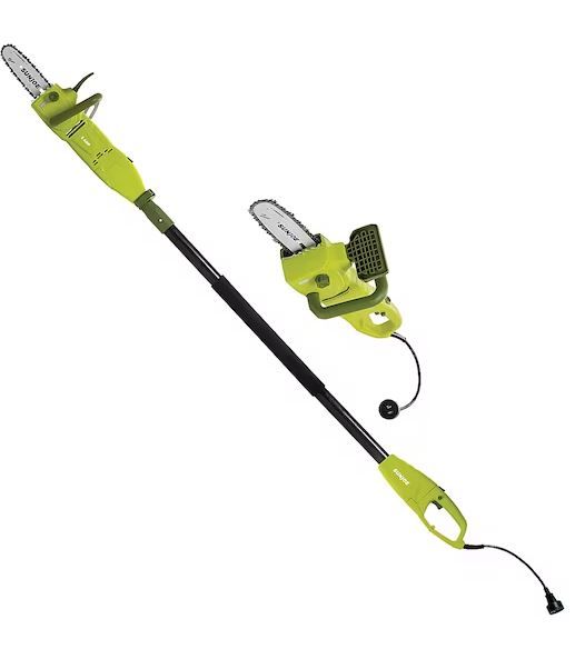 Photo 1 of Sun Joe - SWJ806E 2-in-1 Electric Convertible Pole Chain Saw - Green
