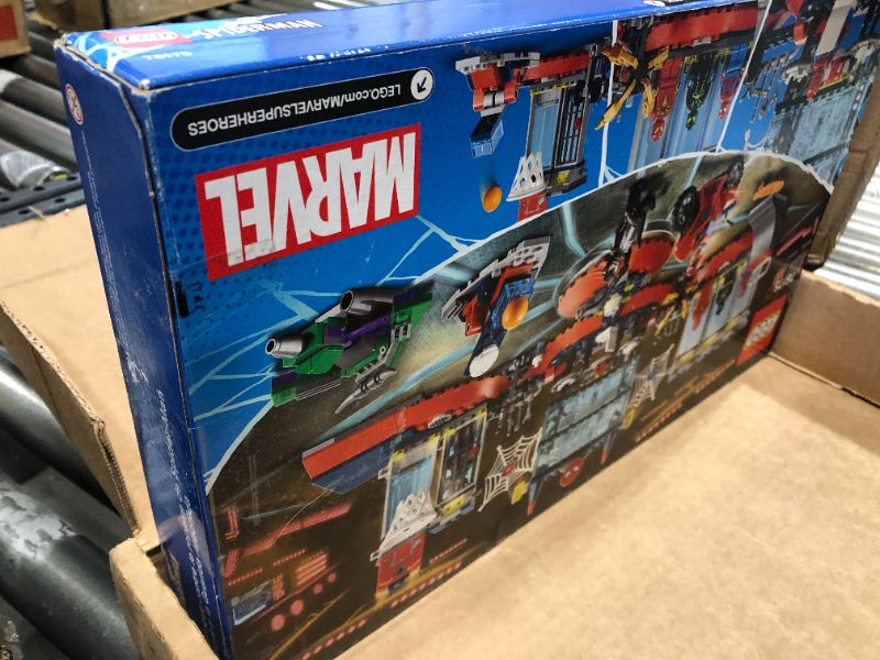 Photo 1 of LEGO Marvel Spider-Man Attack on The Spider Lair 76175 Cool Building Toy, Featuring The Spider-Man Headquarters; Includes Spider-Man, Green Goblin and Venom Minifigures, New 2021 (466 Pieces)