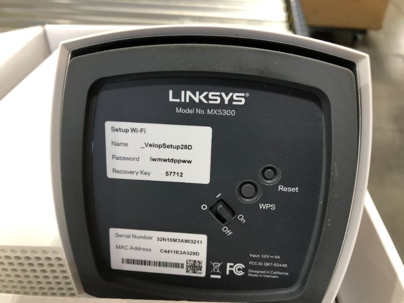 Photo 7 of Linksys MX8503 Atlas WiFi 6E Router Home WiFi Mesh System, Tri-Band, 9,000 Sq. ft,195+ Devices, Replaces Routers and Extenders, Gaming & Streaming, Speeds up to (AX8400) 8.4Gbps - 3PK
