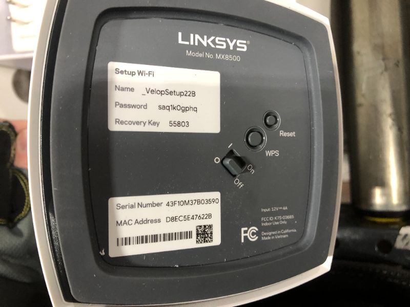 Photo 5 of Linksys MX8503 Atlas WiFi 6E Router Home WiFi Mesh System, Tri-Band, 9,000 Sq. ft,195+ Devices, Replaces Routers and Extenders, Gaming & Streaming, Speeds up to (AX8400) 8.4Gbps - 3PK
