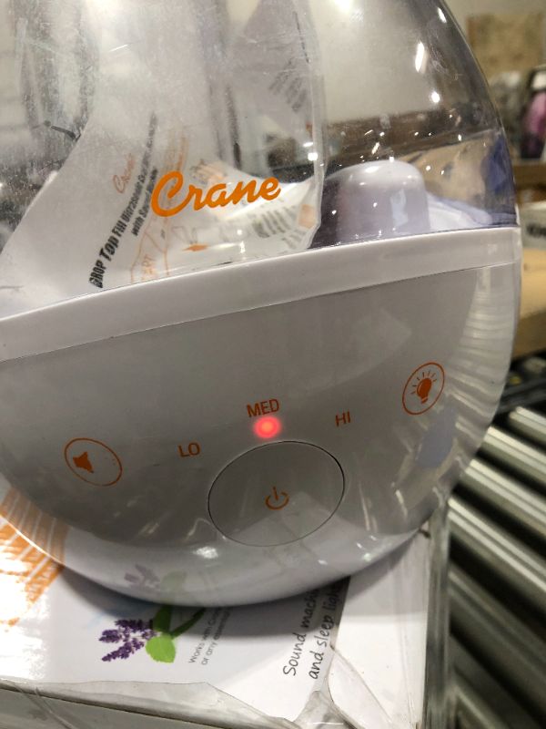 Photo 1 of Crane 1.0 Gal. 4-in-1 Top Fill Drop Cool Mist Humidifier for Rooms up to 500 Sq. Ft.
