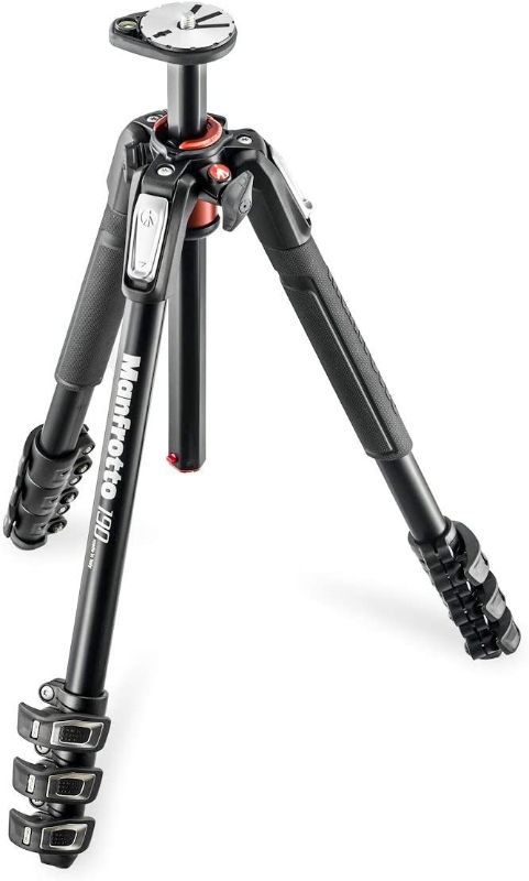 Photo 1 of Manfrotto 190 Aluminium 4 Section Tripod with Horizontal Column
