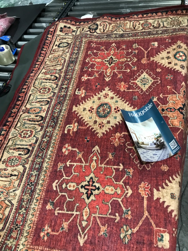 Photo 1 of 58 X91 RED RUG 