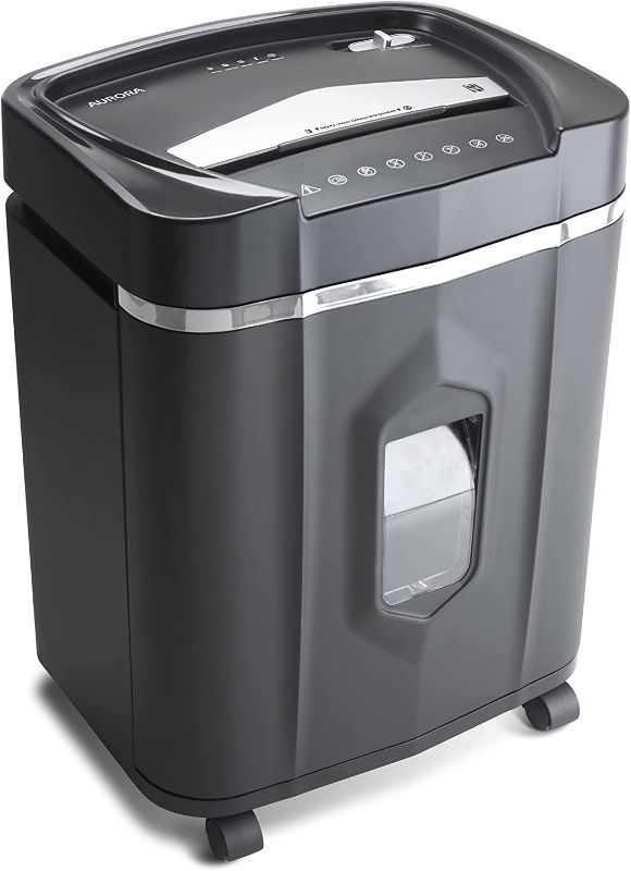 Photo 1 of Aurora Professional Grade High Security 12-Sheet Micro-Cut Paper/ CD and Credit Card Shredder/ 60 Minutes Continuous Run Time
