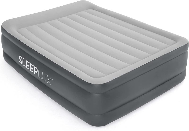 Photo 1 of SLEEPLUX Durable Inflatable Air Mattress with Built-in Pump, Pillow and USB Charger - Queen