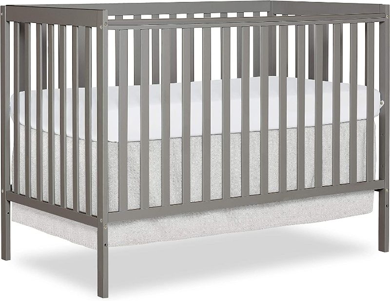 Photo 1 of Dream On Me Synergy 5-In-1 Convertible Crib In Cool Grey