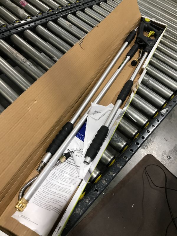 Photo 1 of 4000 PSI 9 ft. Universal Pressure Washer Extension Wand Sky Lance