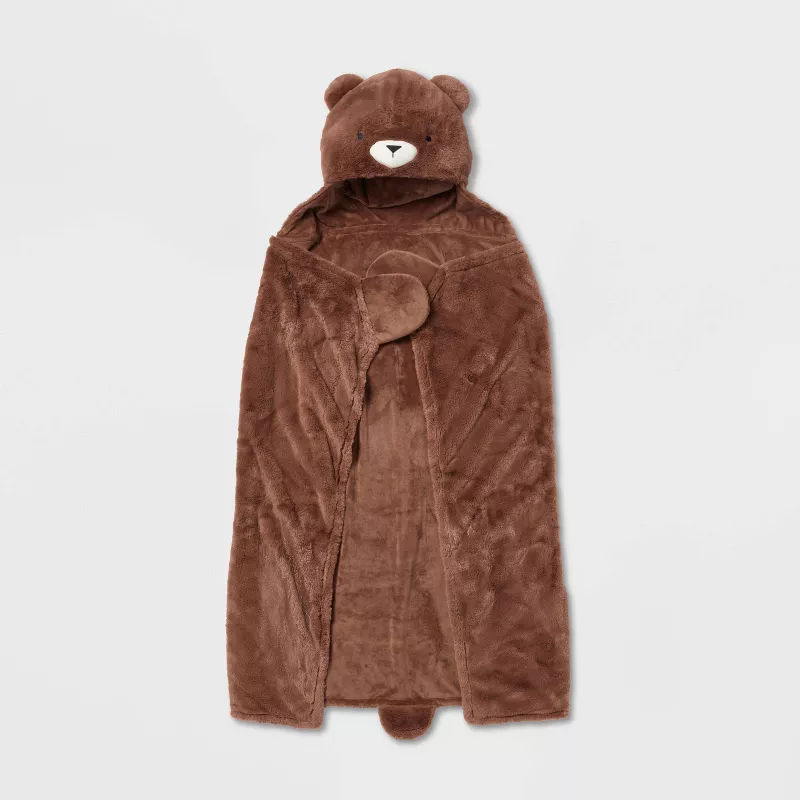 Photo 1 of Bear Hooded Blanket - Pillowfort™

