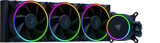 Photo 1 of Razer - Hanbo Chroma RGB AIO 360mm CPU Liquid Cooling System - Black
