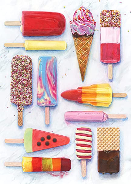 Photo 1 of Cold Colorful Treats 1000 Piece Jigsaw Puzzle by Colorcraft
