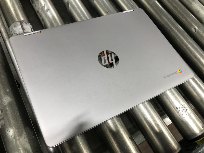 Photo 6 of HP Chromebook x360 14-inch HD Touchscreen Laptop, Ceramic White/Mineral Silver), UNKNOWN LAPTOP SPECS
