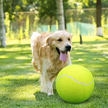 Photo 1 of  Oversize Giant Tennis Ball for Children Adult Pet Fun (Shipped Deflated)
