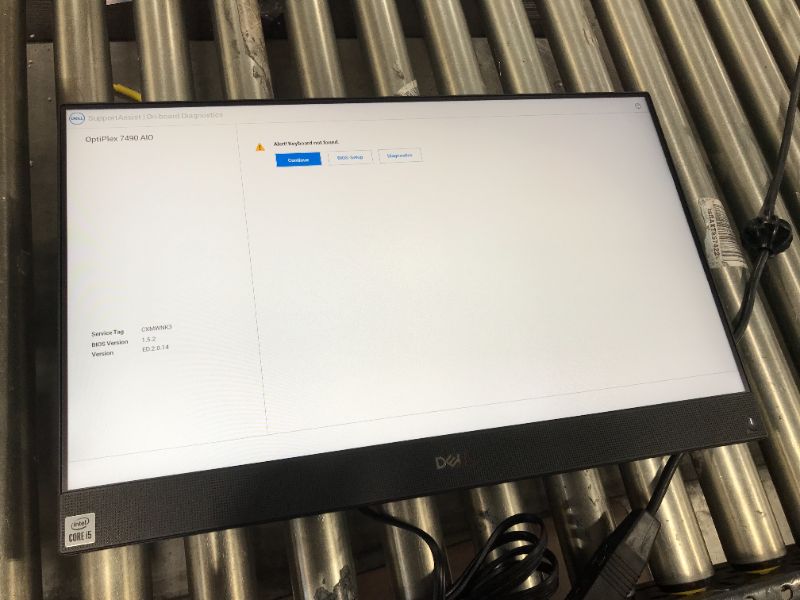 Photo 2 of Dell OptiPlex 7000 7490 All-in-One Computer - Intel Core i5 10th Gen i5-10505 Hexa-core (6 Core) 3.20 GHz - 16 GB RAM DDR4 SDRAM - 256 GB M.2 PCI Express NVMe 3.0 x4 SSD - 23.8" Full HD 1920 x 1080, KEYBOARD AND MOUSE DIFFER FROM STOCK PHOTO
