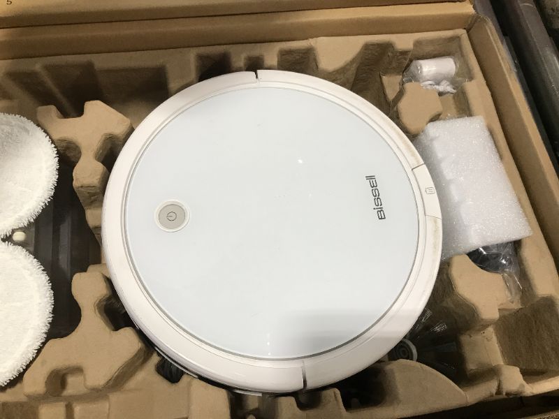 Photo 2 of BISSELL SpinWave Wet and Dry Robot Vacuum Cleaner - White