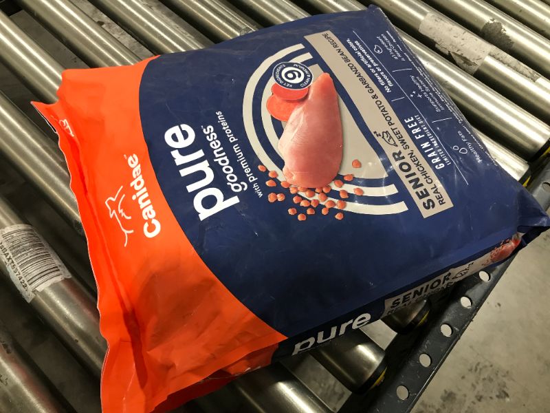 Photo 2 of 12 LB BAG Canidae PURE Limited Ingredient Senior Dry Dog Food, Chicken, Sweet Potato and Garbanzo Bean Recipe, Grain Free, BEST BY 21 DEC 2022
