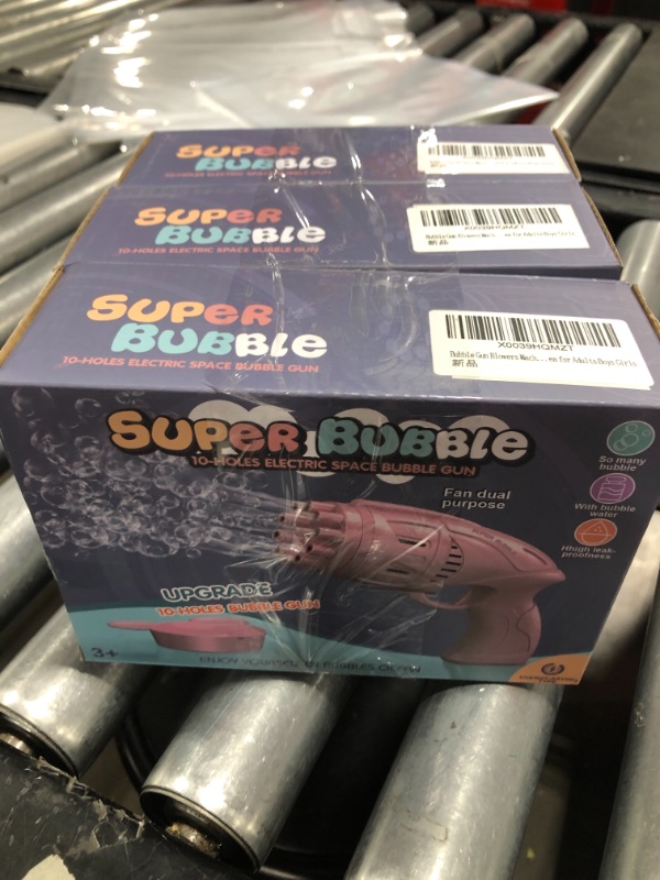 Photo 1 of 3 PC SUPER  BUBBLE GUN UNKNOWN COLOR 