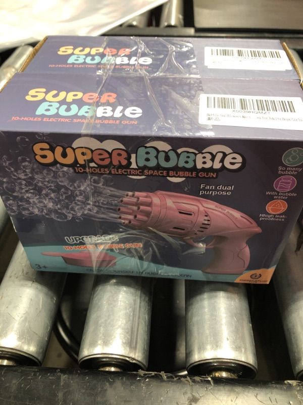 Photo 1 of 2 PC SUPER  BUBBLE GUN UNKNOWN COLOR 