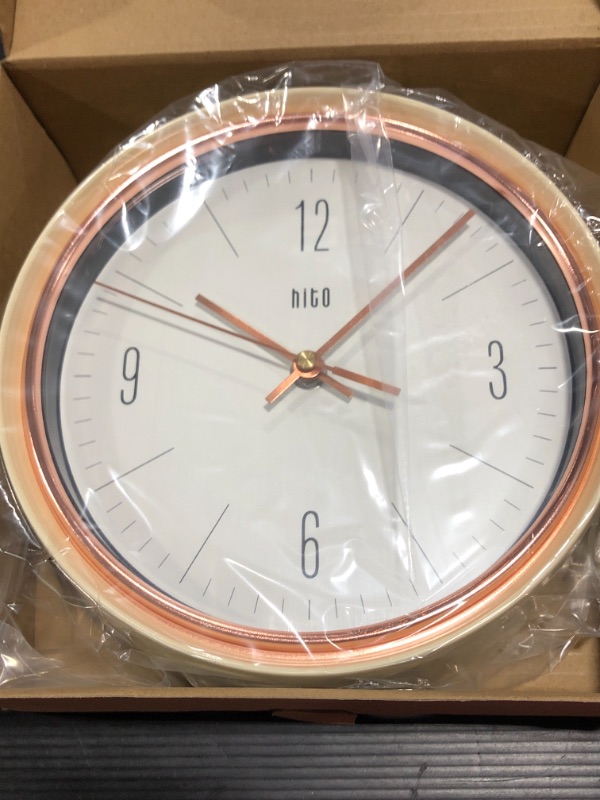 Photo 2 of 3 PC ROSE GOLD CLOCK NON TICKING 