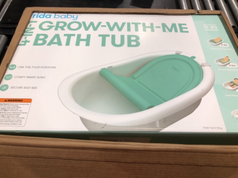 Photo 1 of Fridababy 4-in-1 Grow with Me Bath Tub in White at Nordstrom
