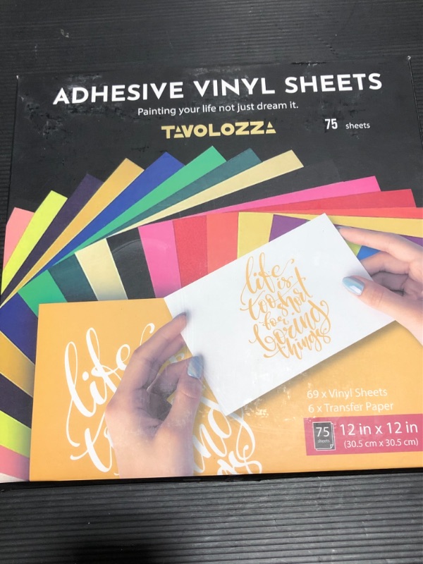 Photo 1 of ADHESIVE VINYL SHEETS 75 SHEETS 