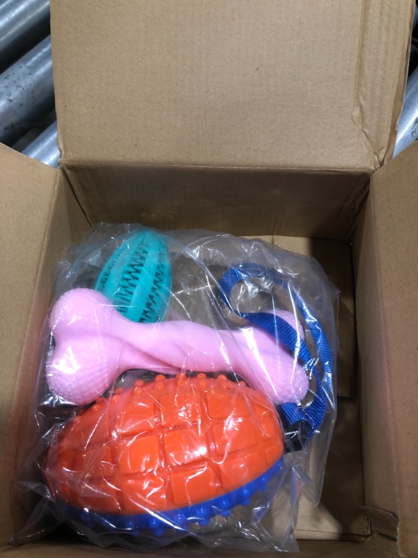 Photo 1 of Dog Toys for Aggressive Chewers - Dog Chew Toys Interactive Dog Squeaky Toys Large Ball for Dogs, Suitable for Large, Medium, and Small Dogs, 3 Packs