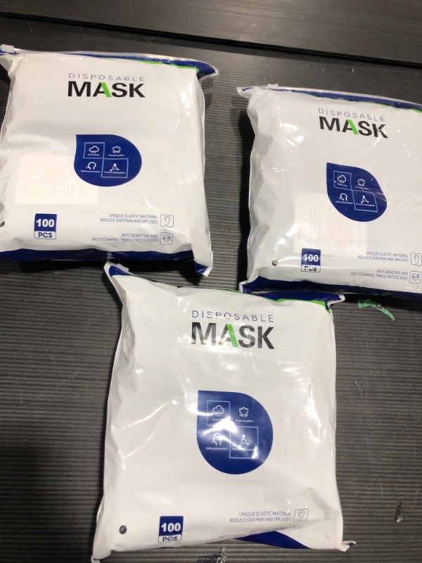 Photo 2 of 3 Pack of Disposable Face Masks