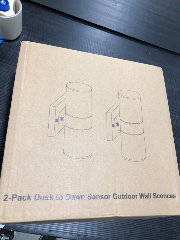 Photo 1 of 2- Pack Sensor Outdoor Wall Sconces