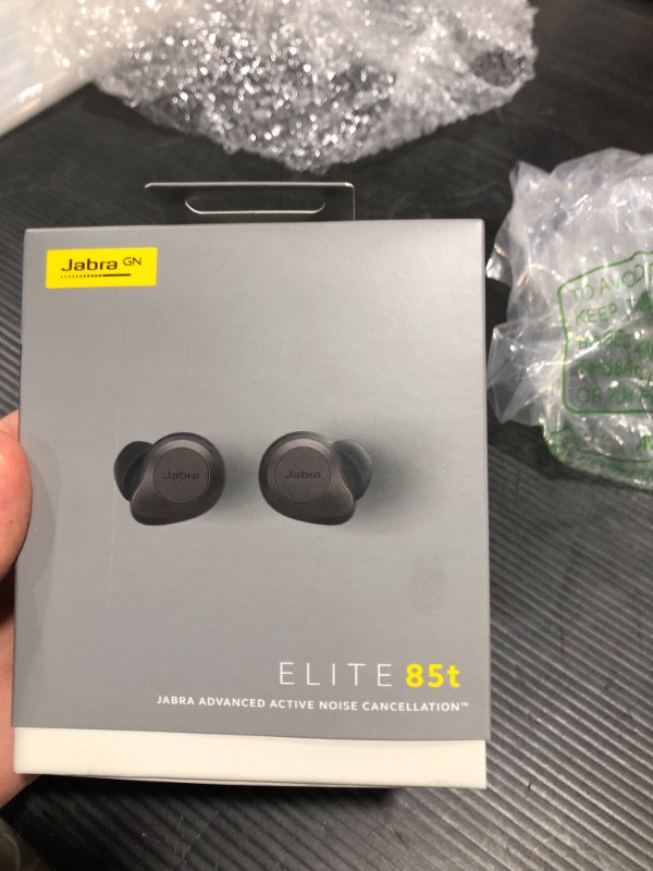 Photo 2 of Jabra Elite 85t True Wireless Bluetooth Earbuds, Titanium Black