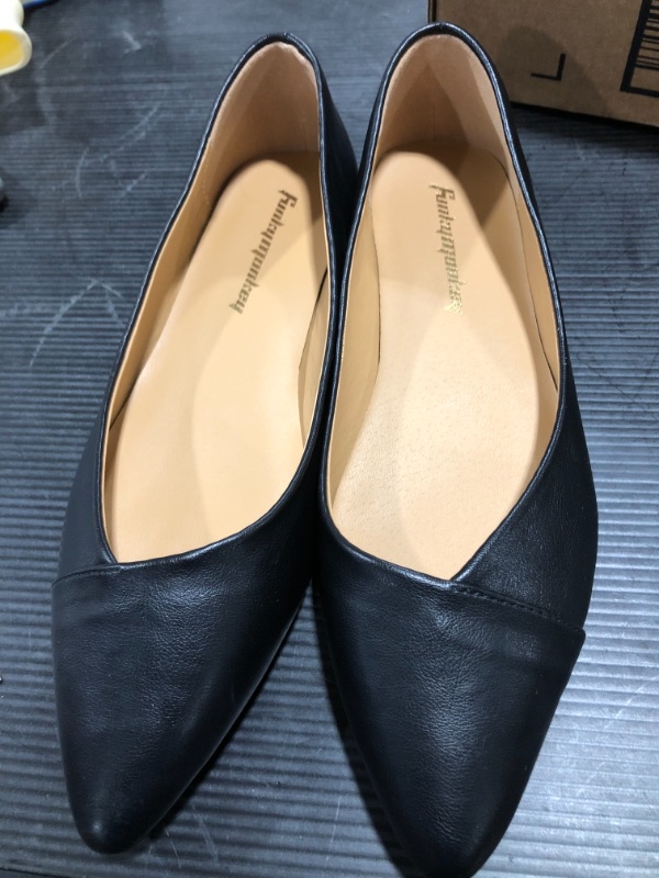 Photo 1 of Black Pointed Flats Size 8 