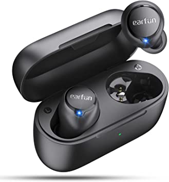 Photo 1 of EarFun® Free 2S Wireless Earbuds, [Upgraded Version] Qualcomm® CVC™ 8.0 ENC, Bluetooth 5.2 Wireless Earbuds, Sweatshield™ IPX7 Waterproof Bluetooth Headphone, aptX™ Deep Bass, EarFun APP, Game Mode